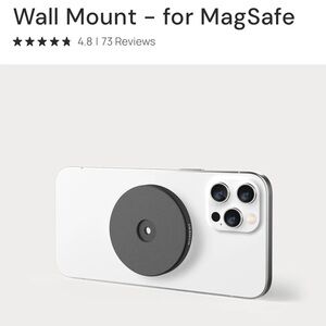 MagSafe Compatible Phone Wall Mount - Gray